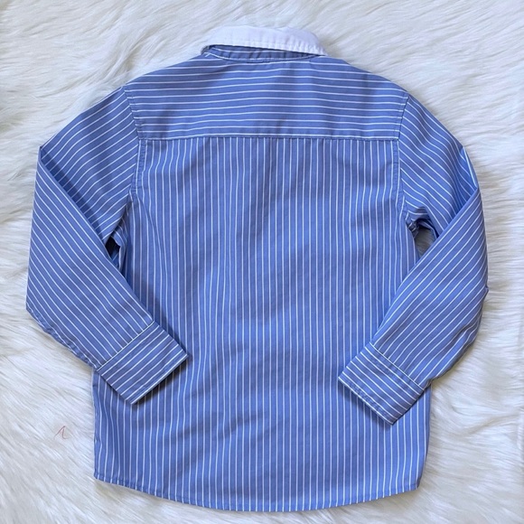 H&M Striped Button Down Shirt Size 4-5Y - Picture 3 of 4